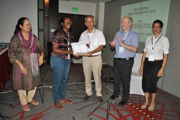 MOH champions from MTaPS-supported facilities receiving certificates and awards for their posters and oral presentations