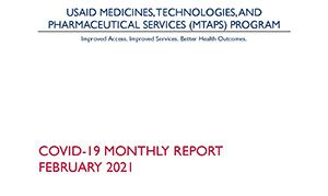 COVID-19 Monthly Report February 2021