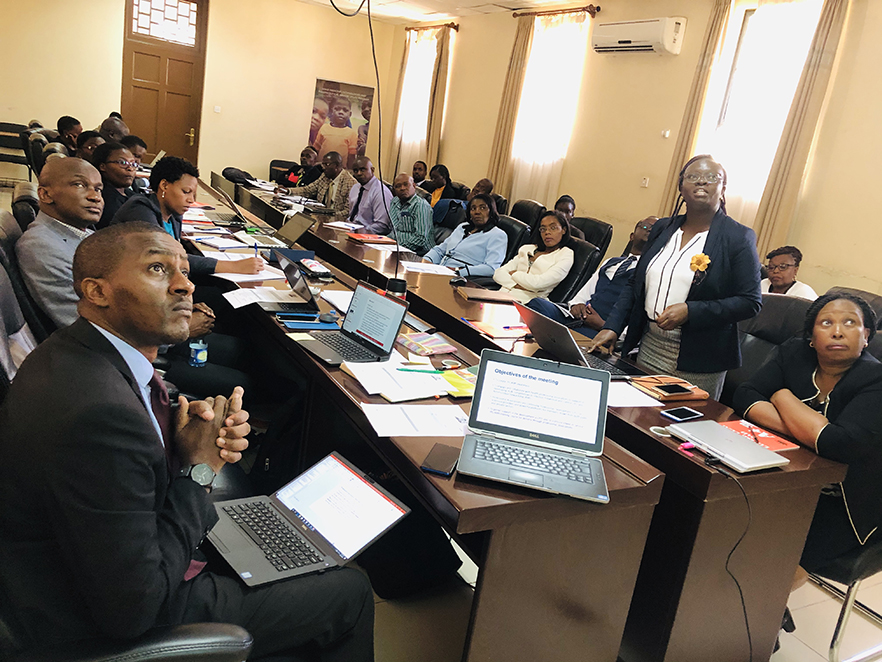 A sensitization meeting for the professional associations (January 2020)