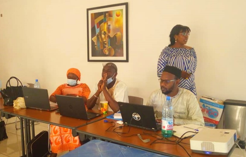 Développement des modules et formation des formateurs. Crédit photo : Ousmane Traoré, MTaPS