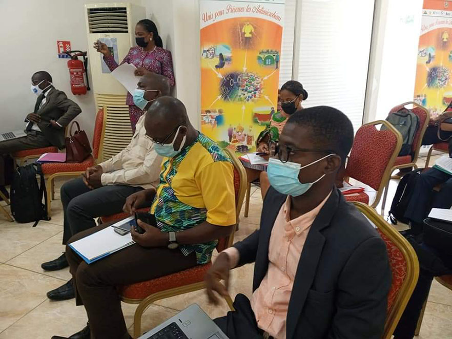 Participants during AMR training in Côte d'Ivoire