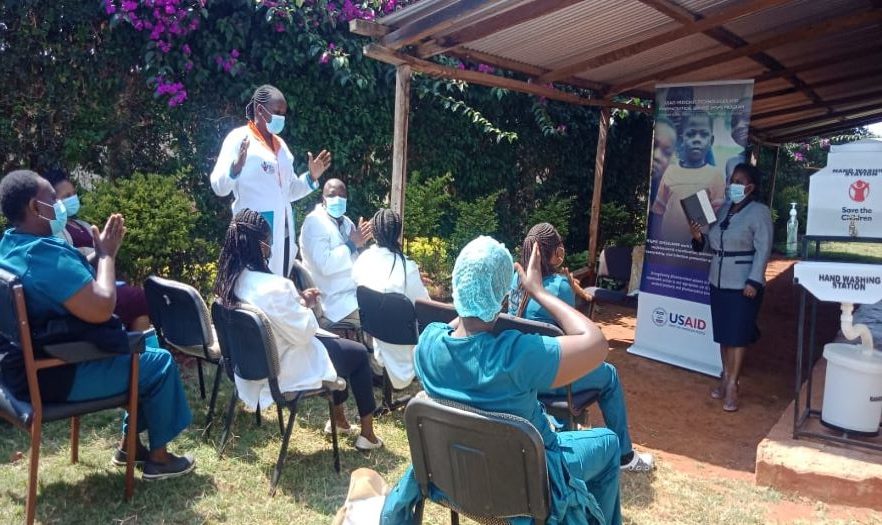 Training of health workers at Langata Women's Prison, Nairobi