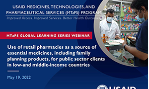 WEBINAR: Use of Retail Pharmacies for Public Sector Procurement in Low- and Middle-Income Countries
