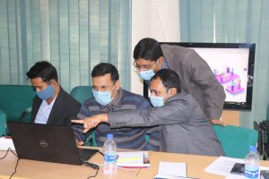 Training of users at health facilities as part of nationwide rollout of COVID-19 eLMIS