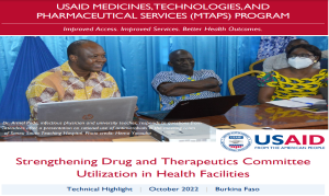 Strengthening Drug and Therapeutics Committee Utilization in Health Facilities
