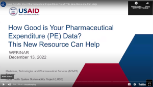 WEBINAR: How Good is Your Pharmaceutical Expenditure Data?