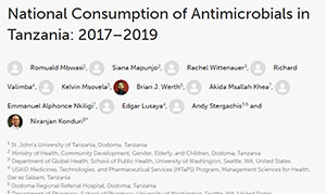 National Consumption of Antimicrobials in Tanzania: 2017-2019